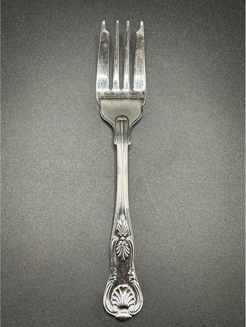 Vintage Set Of 4 Towle Hotel Kings Salad Forks Stainless Flatware Shell Handle